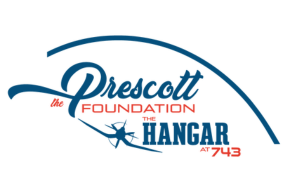Prescott Foundation at the Hangar 743 logo